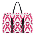 Pink And White Breast Cancer Print Utility Tote Bag