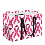 Pink And White Breast Cancer Print Utility Tote Bag