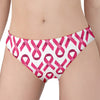 Pink And White Breast Cancer Print Women's Panties