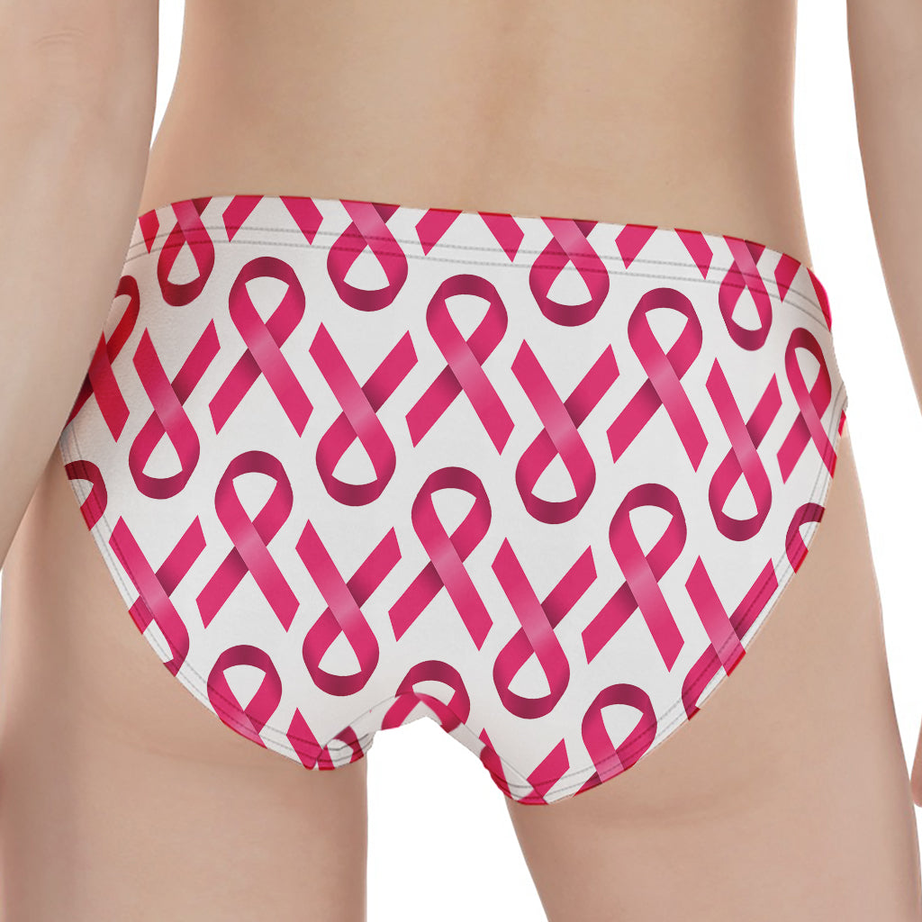Pink And White Breast Cancer Print Women's Panties