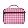 Pink And White Buffalo Check Print Briefcase Bible Bag