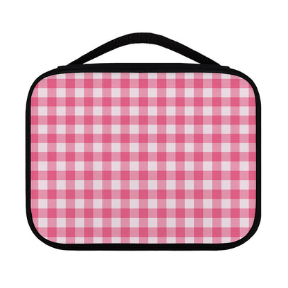 Pink And White Buffalo Check Print Classic Bible Case
