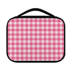 Pink And White Buffalo Check Print Classic Bible Case