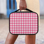 Pink And White Buffalo Check Print Classic Bible Case