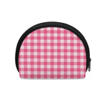 Pink And White Buffalo Check Print Coin Purse