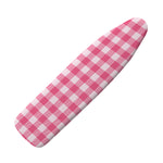 Pink And White Buffalo Check Print Ironing Board Cover