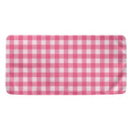 Pink And White Buffalo Check Print Towel