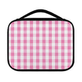 Pink And White Check Pattern Print Classic Bible Case