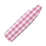 Pink And White Check Pattern Print Ironing Board Cover