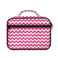 Pink And White Chevron Pattern Print Briefcase Bible Bag