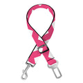 Pink And White Chevron Pattern Print Dog Seat Belt