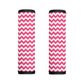 Pink And White Chevron Pattern Print Handle Covers
