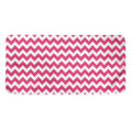 Pink And White Chevron Pattern Print Towel