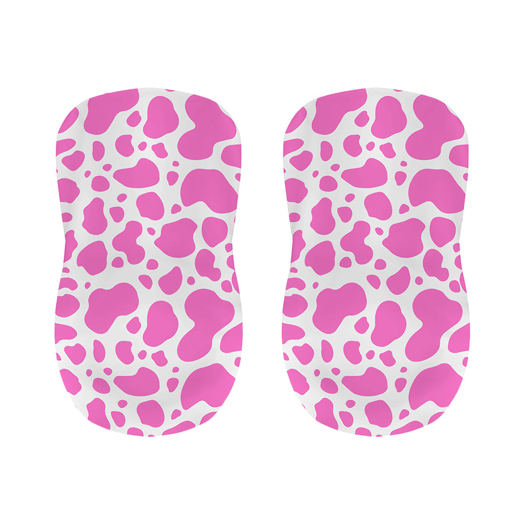 Pink And White Cow Print Bar Stool Covers