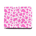 Pink And White Cow Print Bifold Wallet