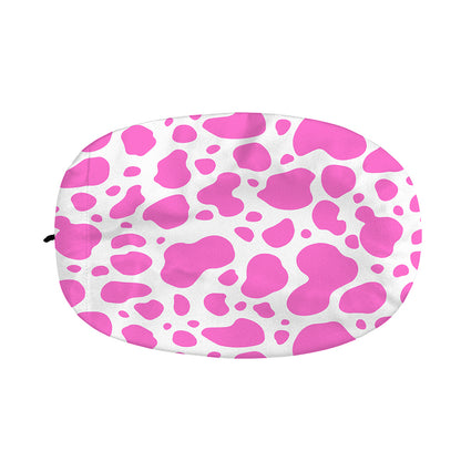 Pink And White Cow Print Car Side Mirror Covers