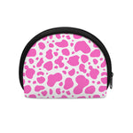 Pink And White Cow Print Coin Purse