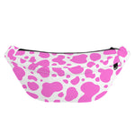 Pink And White Cow Print Fanny Pack