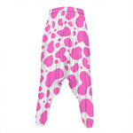 Pink And White Cow Print Hammer Pants