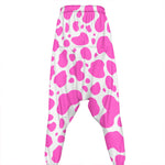 Pink And White Cow Print Hammer Pants