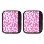 Pink And White Cow Print Handle Covers