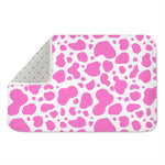 Pink And White Cow Print Indoor Door Mat