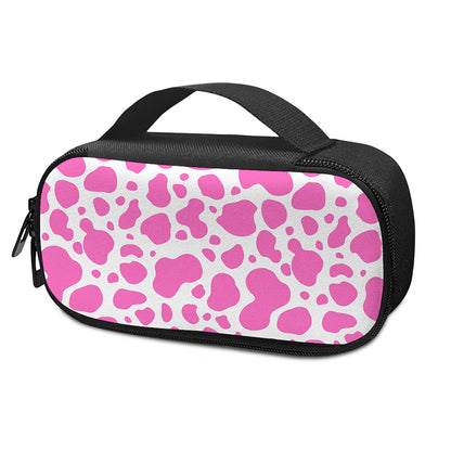 Pink And White Cow Print Insulin Cooler Travel Case