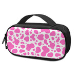 Pink And White Cow Print Insulin Cooler Travel Case