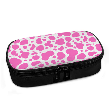 Pink And White Cow Print Insulin Cooler Travel Case