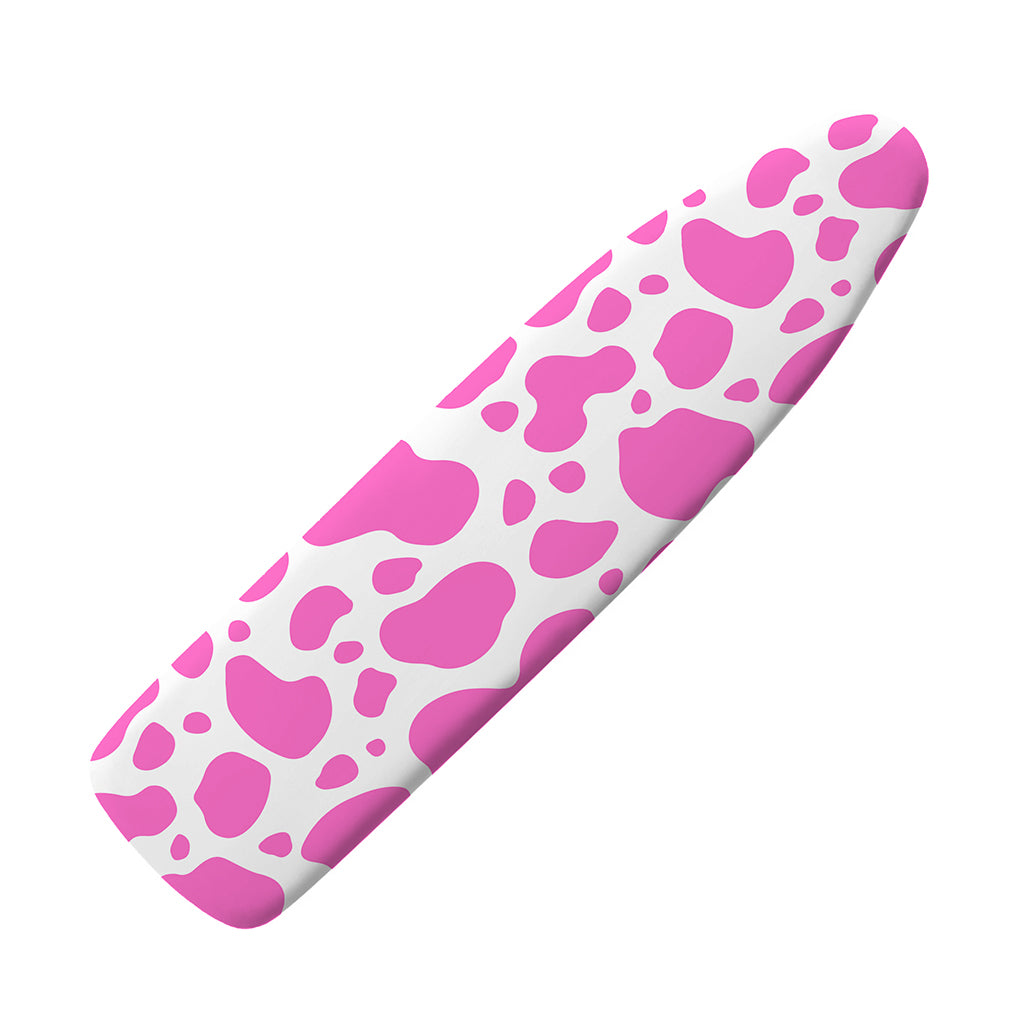 Pink And White Cow Print Ironing Board Cover