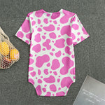 Pink And White Cow Print Men's Bodysuit