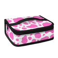 Pink And White Cow Print Small Lunch Bag