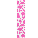 Pink And White Cow Print Table Runner
