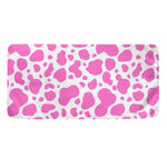 Pink And White Cow Print Towel