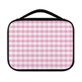 Pink And White Gingham Pattern Print Classic Bible Case