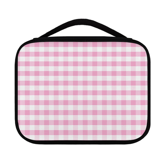 Pink And White Gingham Pattern Print Classic Bible Case