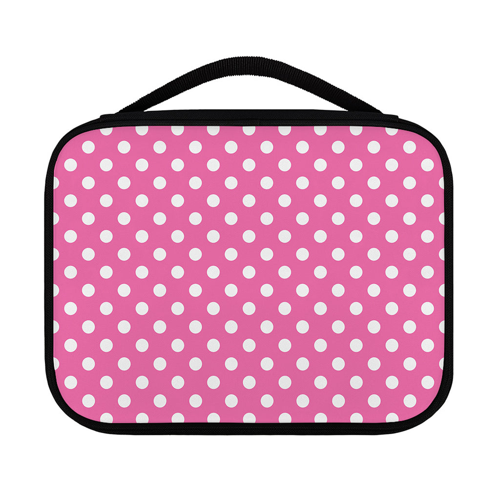 Pink And White Polka Dot Pattern Print Classic Bible Case