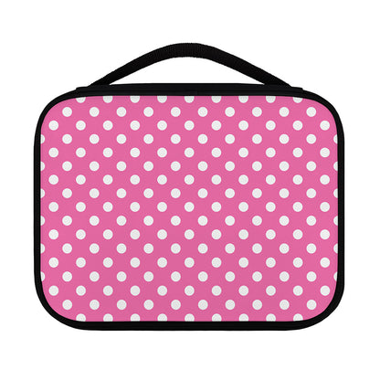 Pink And White Polka Dot Pattern Print Classic Bible Case