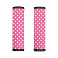 Pink And White Polka Dot Pattern Print Handle Covers