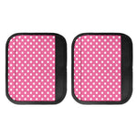 Pink And White Polka Dot Pattern Print Handle Covers