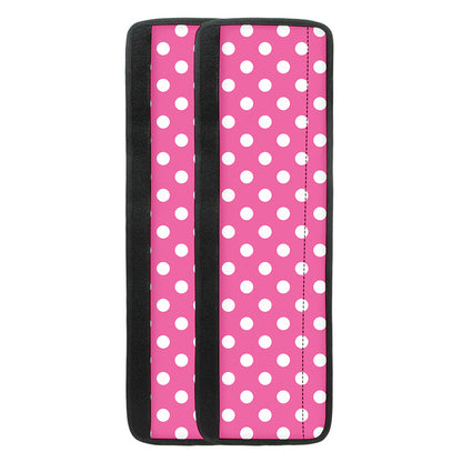 Pink And White Polka Dot Pattern Print Refrigerator Handle Covers