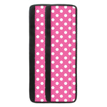 Pink And White Polka Dot Pattern Print Refrigerator Handle Covers