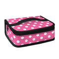 Pink And White Polka Dot Pattern Print Small Lunch Bag