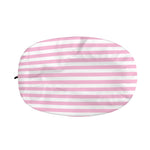 Pink And White Striped Pattern Print Car Side Mirror Covers