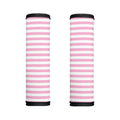 Pink And White Striped Pattern Print Handle Covers