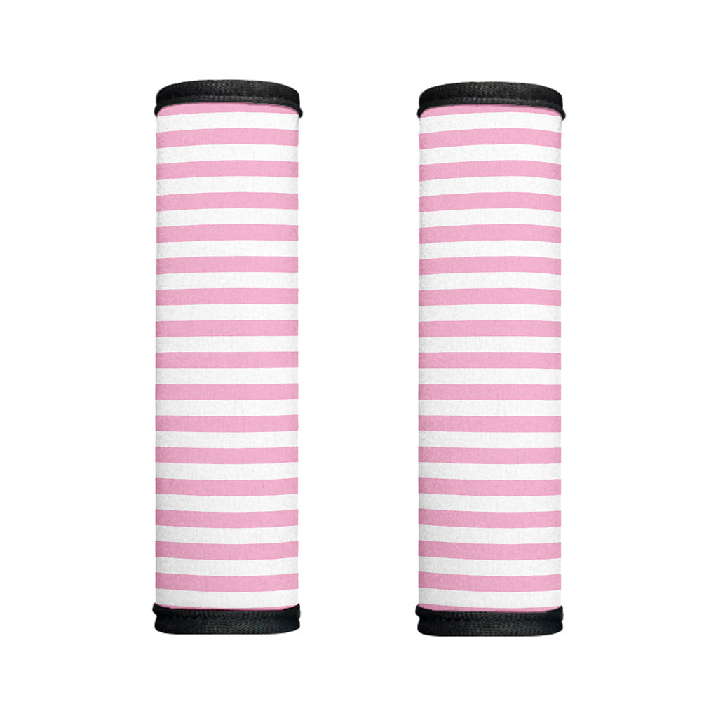 Pink And White Striped Pattern Print Handle Covers