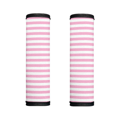 Pink And White Striped Pattern Print Handle Covers