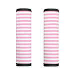 Pink And White Striped Pattern Print Handle Covers