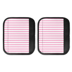 Pink And White Striped Pattern Print Handle Covers