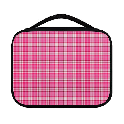 Pink And White Tartan Pattern Print Classic Bible Case